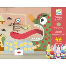 Finger Painting - Decorate the Creatures Finger Painting - Decorate the Creatures